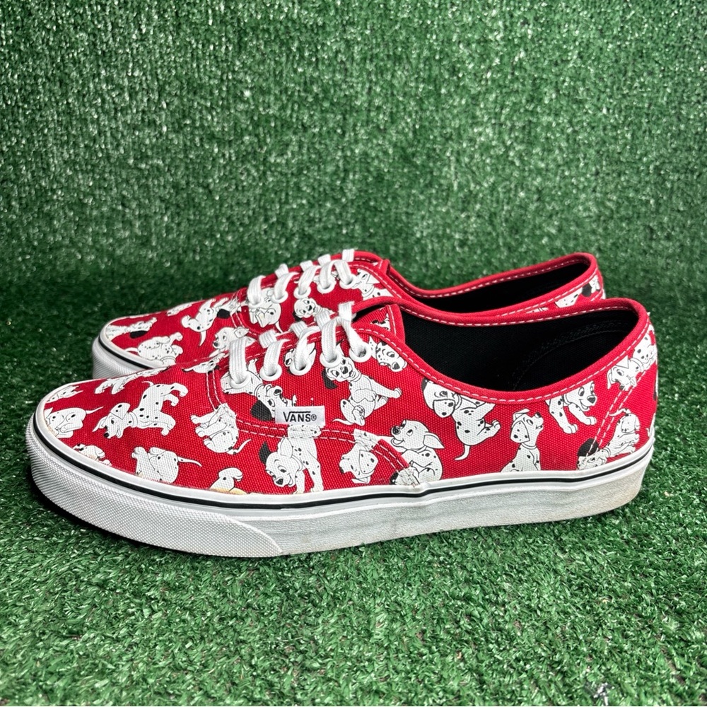 VANS Disney 101 Dalmatians Red White Sneakers RARE Limited Edition Men's Size 11 - Picture 3 of 12